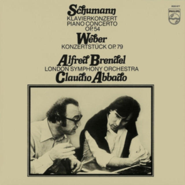 Schumann Piano Concerto In A Minor; Weber: Konzertstuck