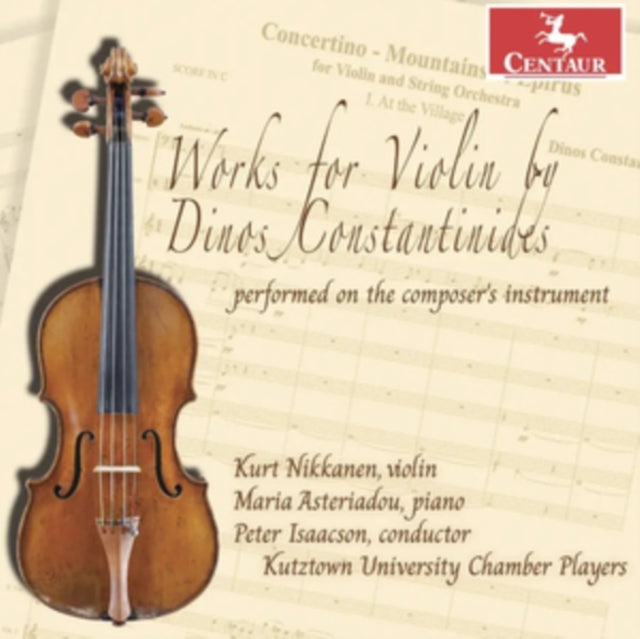 This CD is brand new.Format: CDThis item's title is: Works For Violin By Dinos Constantinides PerformedArtist: Constantinides / Nikkanen / AsteriadouBarcode: 044747410128Release Date: 10/18/2024