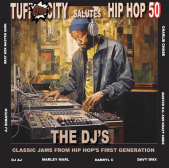 This LP Vinyl is brand new.Format: LP VinylThis item's title is: Tuff City Salutes Hip Hop 50: The Dj Jams (Half Red/Half Blue LP Vinyl/7Inch)Artist: Various ArtistsLabel: Tuff CityBarcode: 048612090712Release Date: 11/24/2023