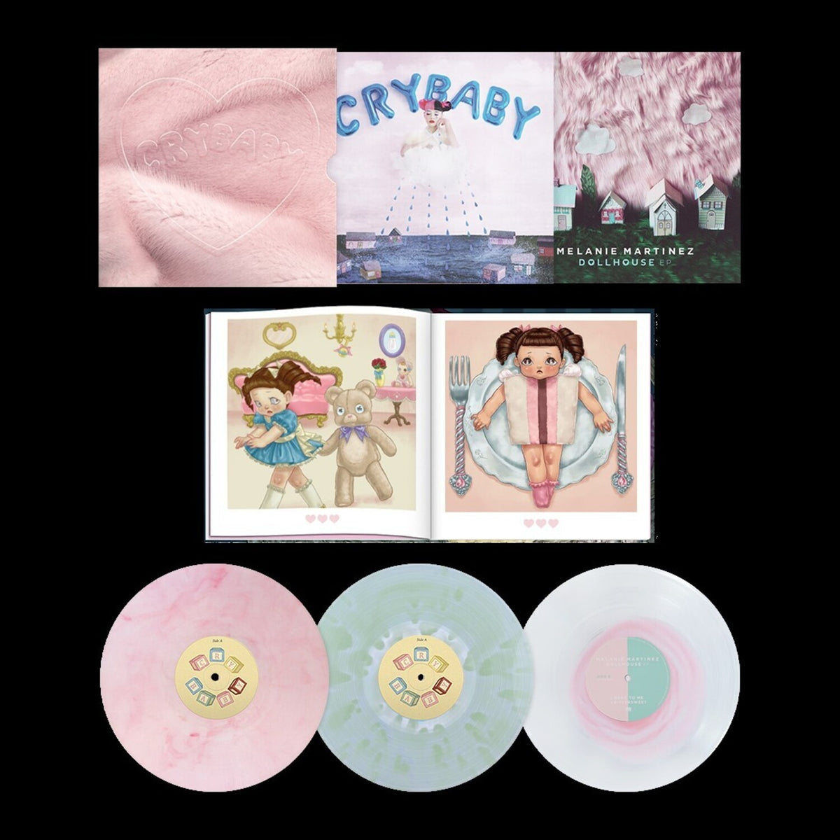 Cry Baby (Pink & Clear/Clear & Green Vinyl/3LP)