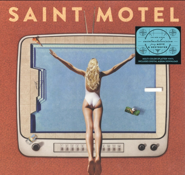 This LP Vinyl is brand new.Format: LP VinylMusic Style: Alternative RockThis item's title is: Saintmotelevision (Colored LP Vinyl)Artist: Saint MotelLabel: ElektraBarcode: 075678663512Release Date: 12/2/2016
