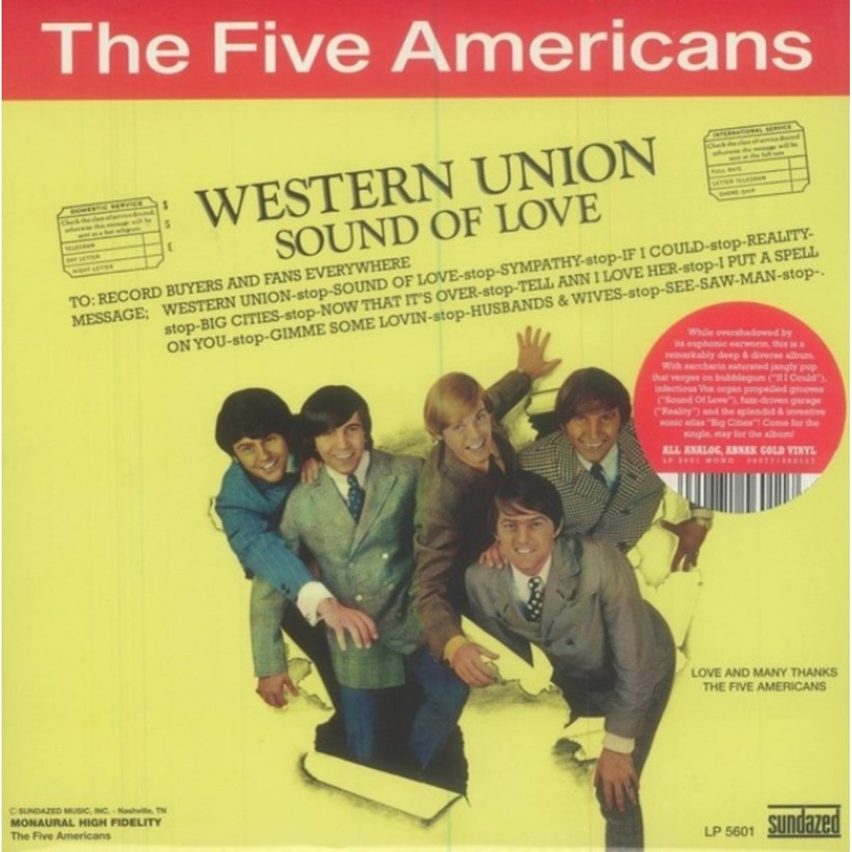 Western Union (Gold LP Vinyl)