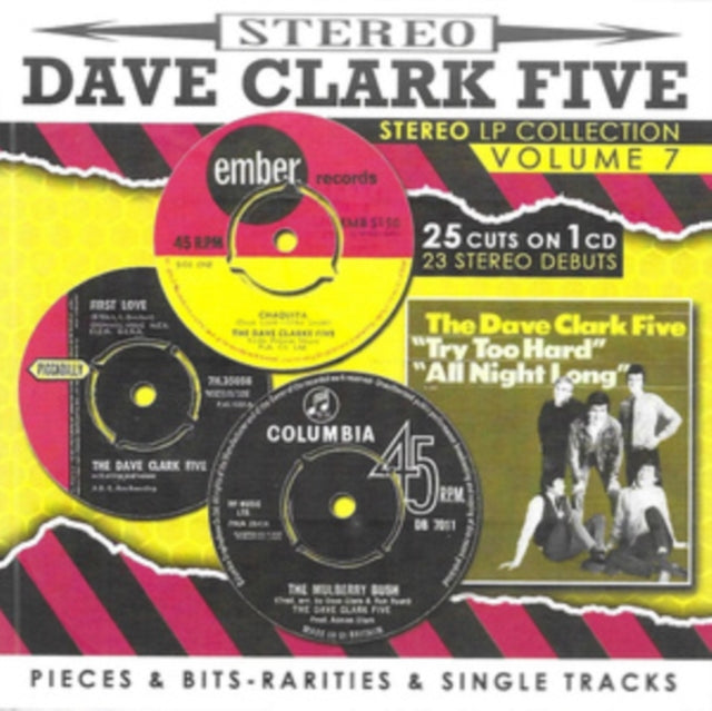 This CD is brand new.Format: CDThis item's title is: Stereo LP Collection, Vol. 7-Pieces & Bits-Rarities & Single Tracks (1St Time Stereo)Artist: Dave Five ClarkBarcode: 097037056667Release Date: 5/3/2024
