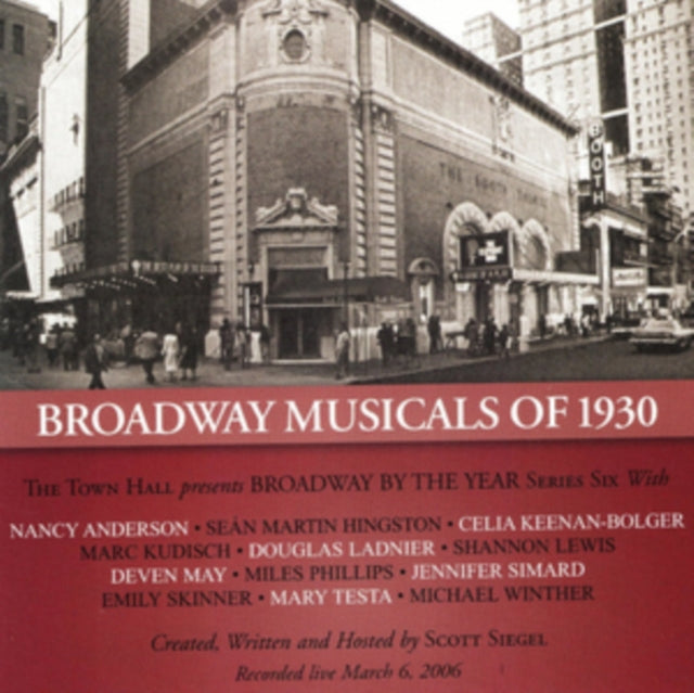 Broadway Musicals Of 1930 (With Emily Skinner-Celia Keenan-Bolger-Marc Kudisch)