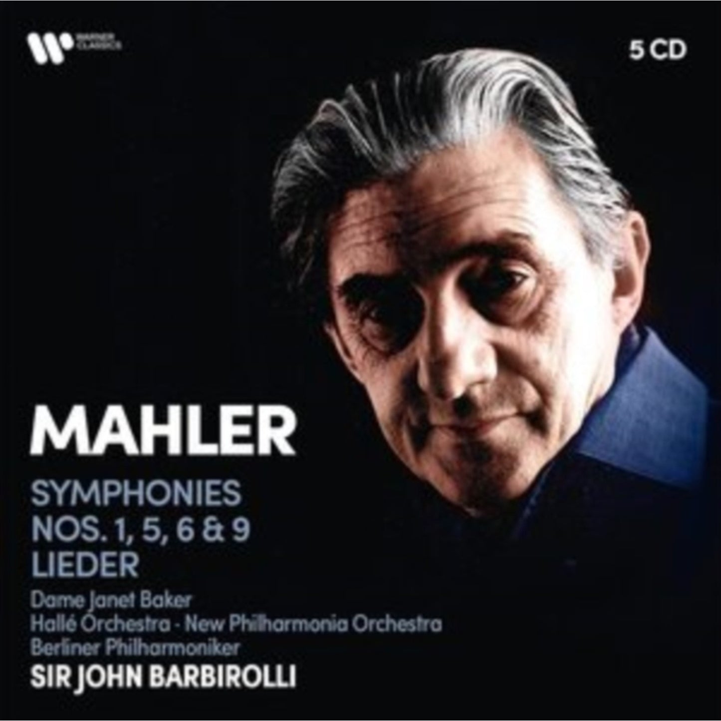Mahler: Symphonies Nos. 1 5 6 9 Lieder (5CD)