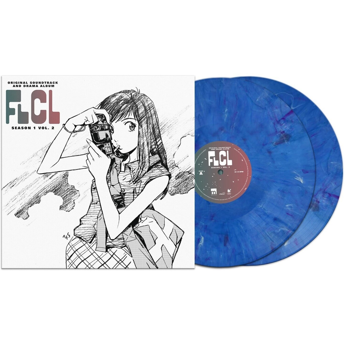 Flcl: Season 1 - Vol. 2 Ost (Drama Album/Ost) (Blue Marble Vinyl/2LP/150G)