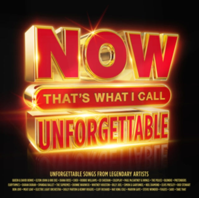 This CD is brand new.Format: CDMusic Style: VocalThis item's title is: Now Thats What I Call UnforgettableArtist: Various ArtistsLabel: Sony MusicBarcode: 196588693823Release Date: 1/26/2024