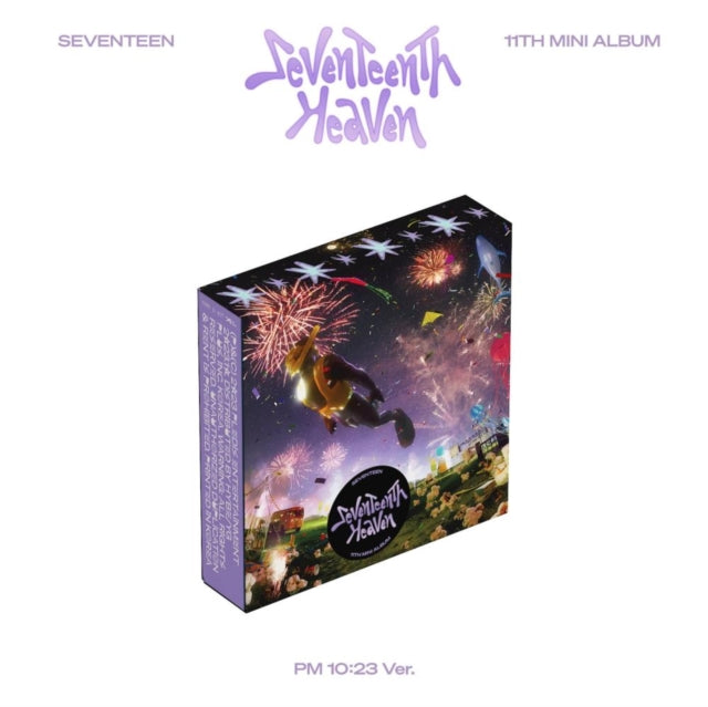 This CD is brand new.Format: CDThis item's title is: Seventeen 11Th Mini Album Seventeenth Heaven (Pm 10:23 Ver.)Artist: SeventeenBarcode: 196922563904Release Date: 10/27/2023