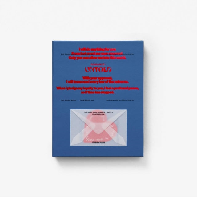 This CD is brand new.Format: CDThis item's title is: Romance : Untold (Concessio Ver.)Artist: EnhypenBarcode: 196922973567Release Date: 7/12/2024