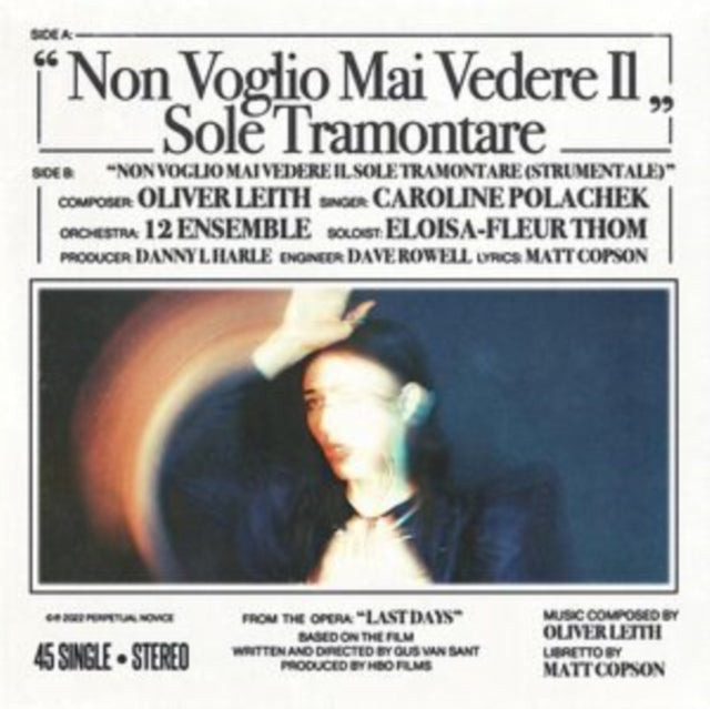 This 7 Inch Vinyl is brand new.Format: 7 Inch VinylMusic Style: OperaThis item's title is: Non Voglio Mai VedereArtist: Caroline PolachekBarcode: 196925426442Release Date: 3/17/2023
