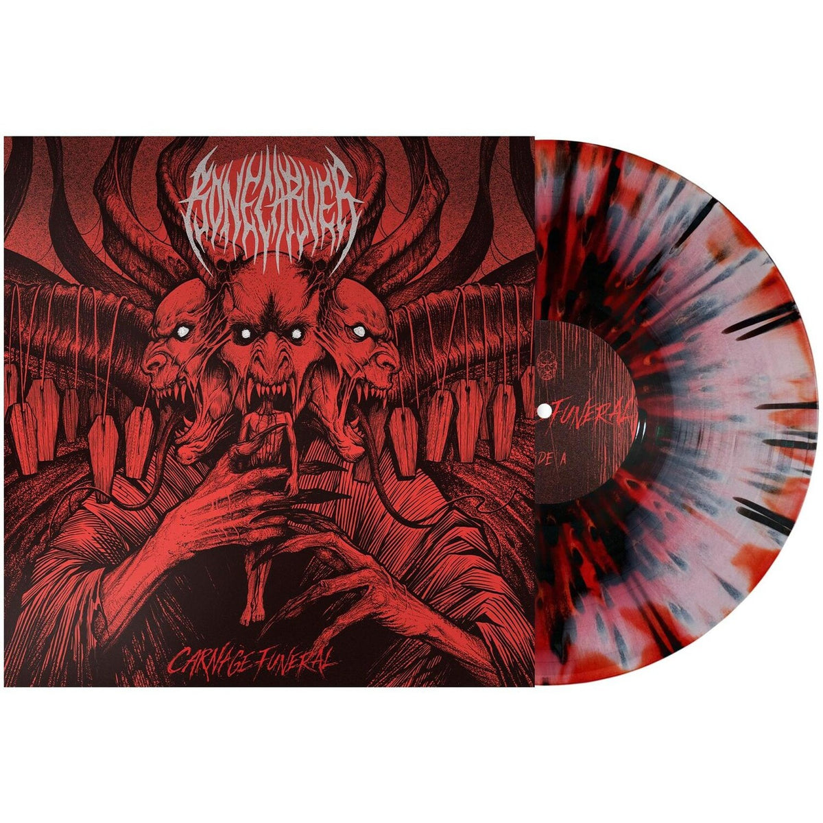 Carnage Funeral (Red/Black Splatter Fade LP Vinyl)