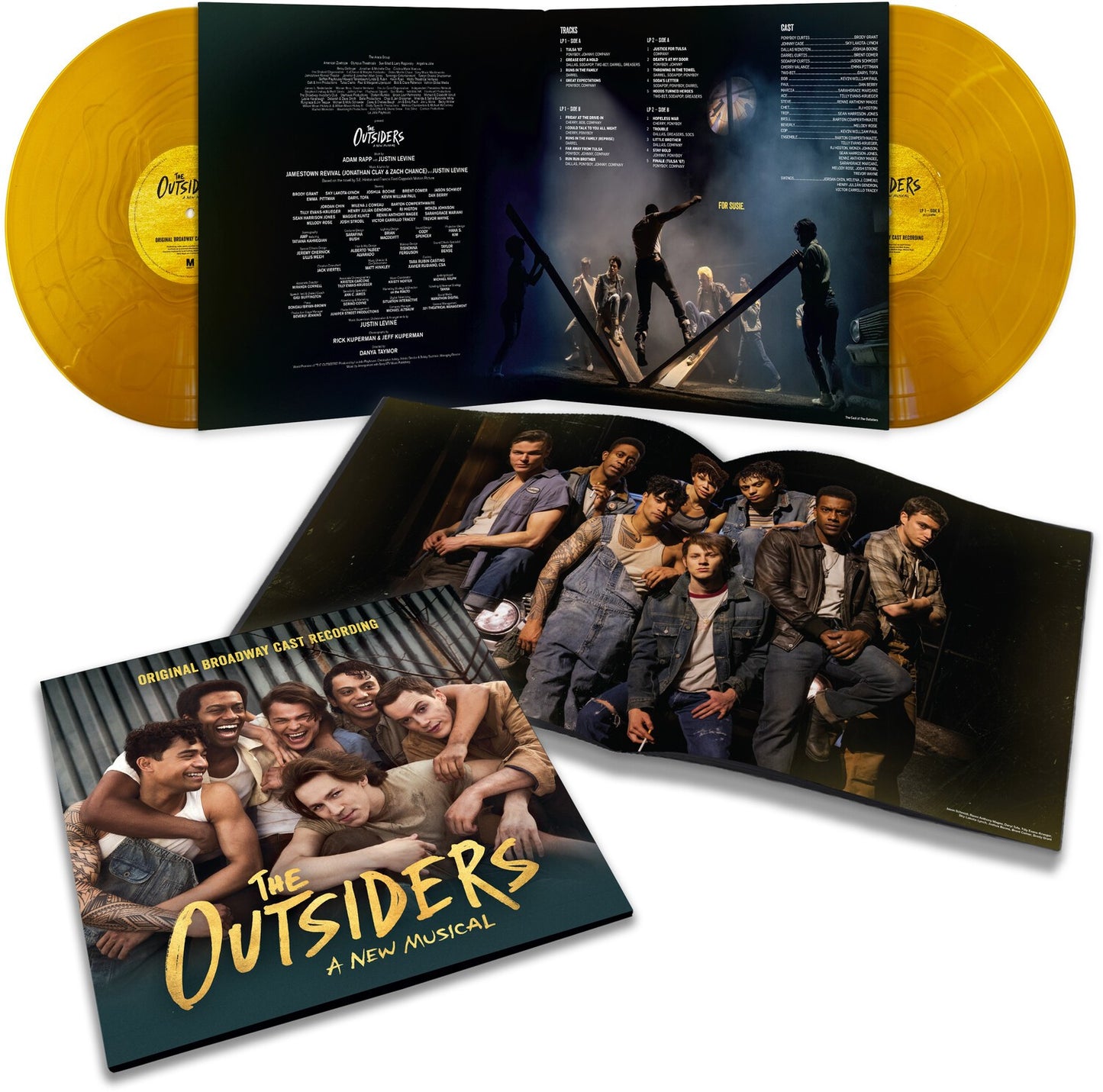 Outsiders - A New Musical (Original Broadway Cast Recording) (Stay Gold Vinyl/2LP)