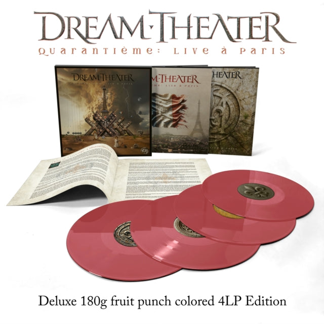 This LP Vinyl is brand new.Format: LP VinylThis item's title is: Quarantieme: Live A Paris (4LP/Fruit Punch Colored Vinyl)Artist: Dream TheaterBarcode: 198029631111Release Date: 11/28/2025