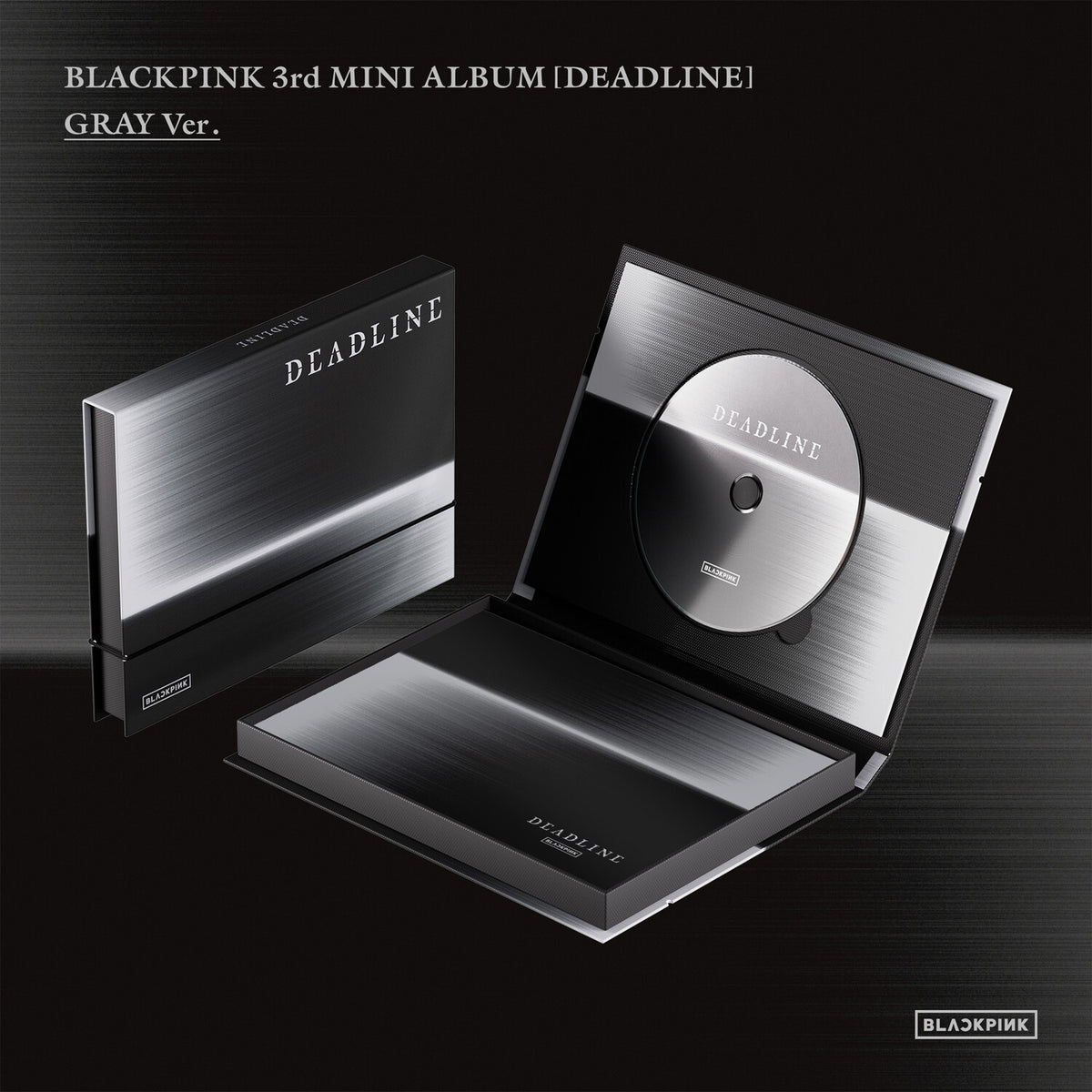 Deadline-Blackpink The 3Rd Mini Album (Silver Ver.-Jennie) & Deadline-Blackpink The 3Rd Mini Album (Silver Ver.-Rose) & Deadline-Blackpink The 3Rd Mini Album (Silver Ver.-Lisa) & Deadline-Blackpink The 3Rd Mini Album (Gray Ver.)