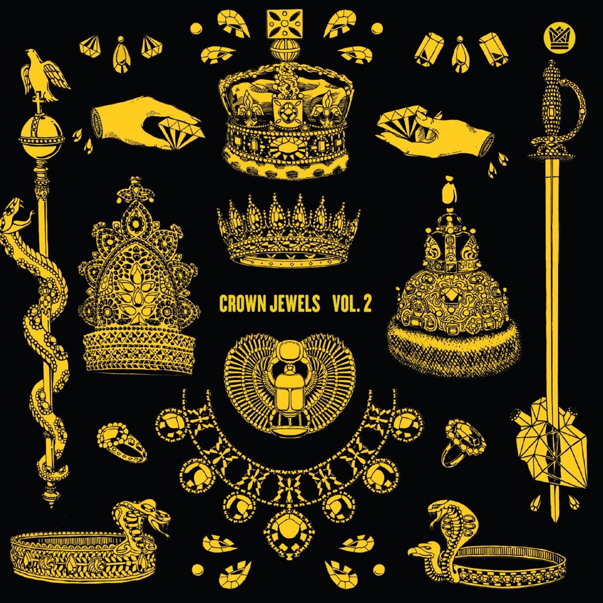 Big Crown Records Presents Crown Jewels: Vol. 2 (Golden Haze LP Vinyl)