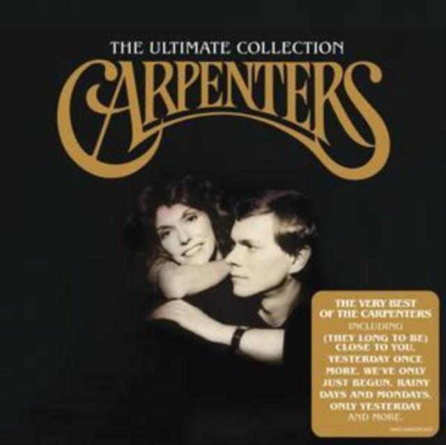This CD is brand new.Format: CDThis item's title is: Ultimate CollectionArtist: CarpentersBarcode: 602498446263Release Date: 11/20/2006