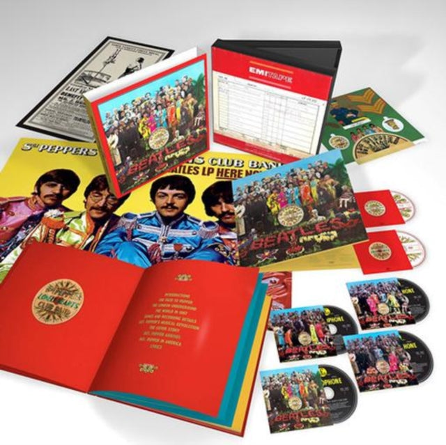 This CD is brand new.Format: CDMusic Style: Rock & RollThis item's title is: Sgt. Pepper's Lonely Hearts Club Band (4CD/DVD/Blu-Ray Combo) (Super Deluxe Edition)Artist: BeatlesLabel: CAPITOLBarcode: 602557455328Release Date: 5/26/2017
