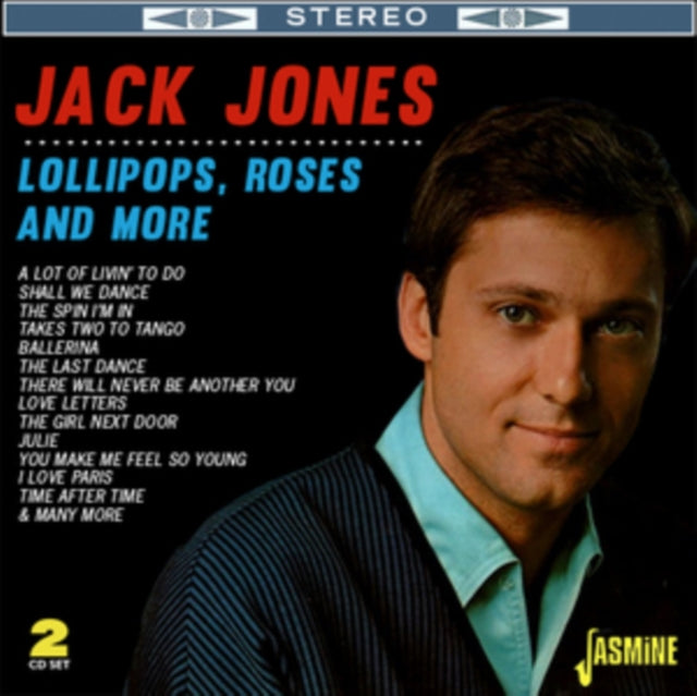 Product Image : This CD is brand new.<br>Format: CD<br>This item's title is: Lollipops, Roses & More - 54 Cuts (2 CD)<br>Artist: Jack Jones<br>Barcode: 604988088427<br>Release Date: 5/6/2022