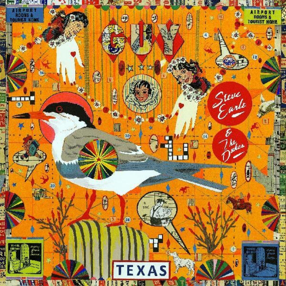 Steve & The Dukes Earle - Guy (2LP/Orange & Red Swirl Vinyl) & Ghosts Of West Virginia (Blue & Black Swirl Color LP Vinyl)