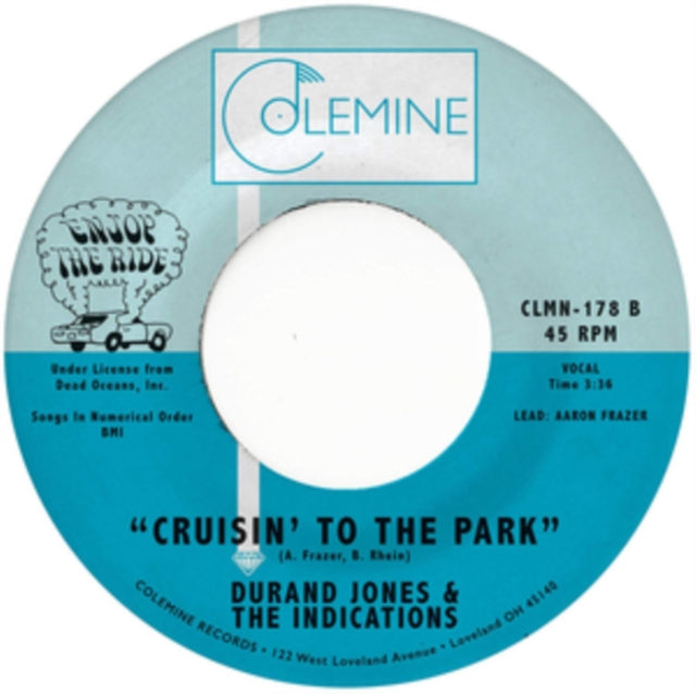 This 7 Inch Vinyl is brand new.Format: 7 Inch VinylMusic Style: Rhythm & BluesThis item's title is: Morning In America B/W Cruisin' To The ParkArtist: Durand & The Indications JonesLabel: Colemine RecordsBarcode: 674862654499Release Date: 10/18/2019