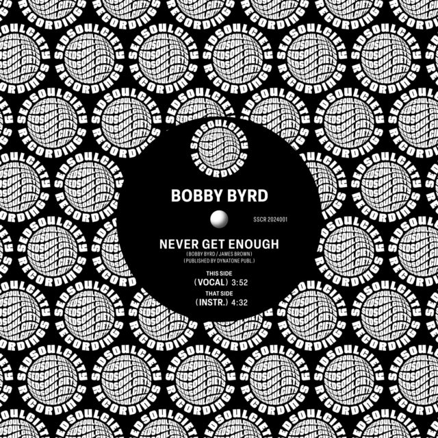 This 7 Inch Vinyl is brand new.Format: 7 Inch VinylThis item's title is: Never Get Enough Artist: Bobby ByrdBarcode: 733968172303Release Date: 10/11/2024