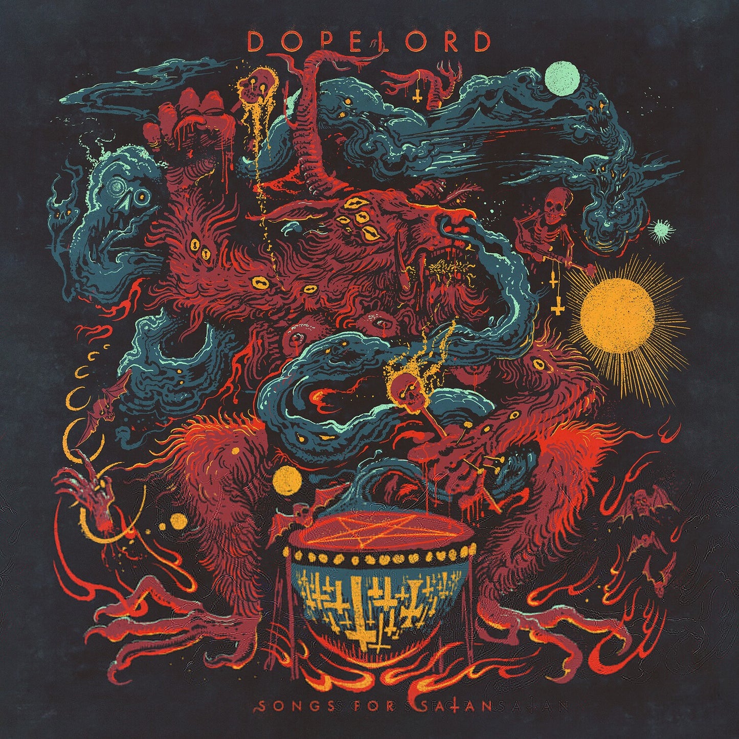 Songs For Satan (Yellow/Black Cloudburst LP Vinyl)
