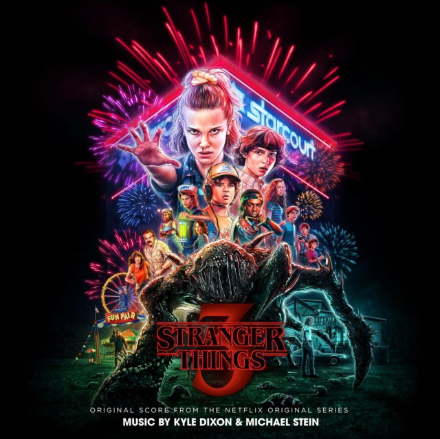 This LP Vinyl is brand new.Format: LP VinylMusic Style: SoundtrackThis item's title is: Stranger Things 3 Ost (2LP/Fireworks Splatter Vinyl)Artist: Kyle & Michael Stein DixonLabel: LAKESHORE RECORDS (VINYL ONLY)Barcode: 780163546224Release Date: 10/4/2019