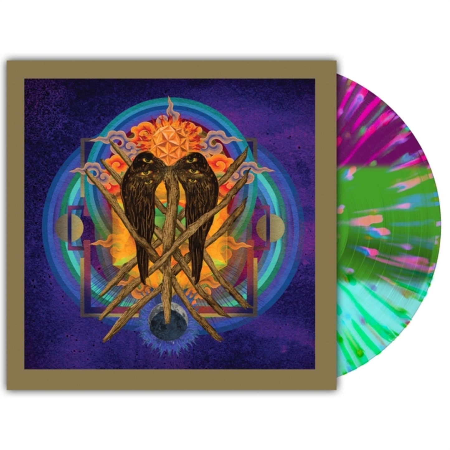 Our Raw Heart (Deep Purple, Kelly Green & Electric Blue Striped With Rainbow Splatter Vinyl/2LP)