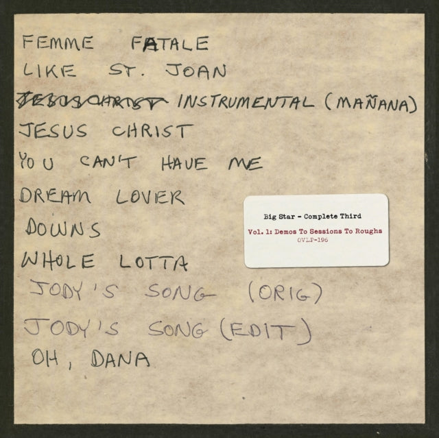 Complete Third Vol.1: Demos To Sessions To Roughs