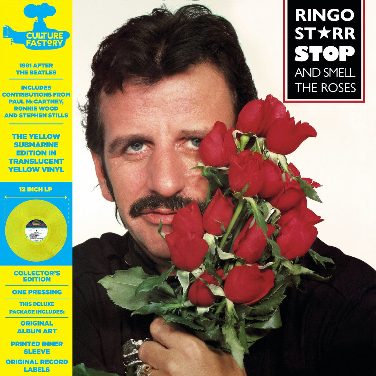 Zoom In Ep & Ringo & Goodnight Vienna & Stop & Smell The Roses: Yellow Submarine Edition (Yellow LP Vinyl)