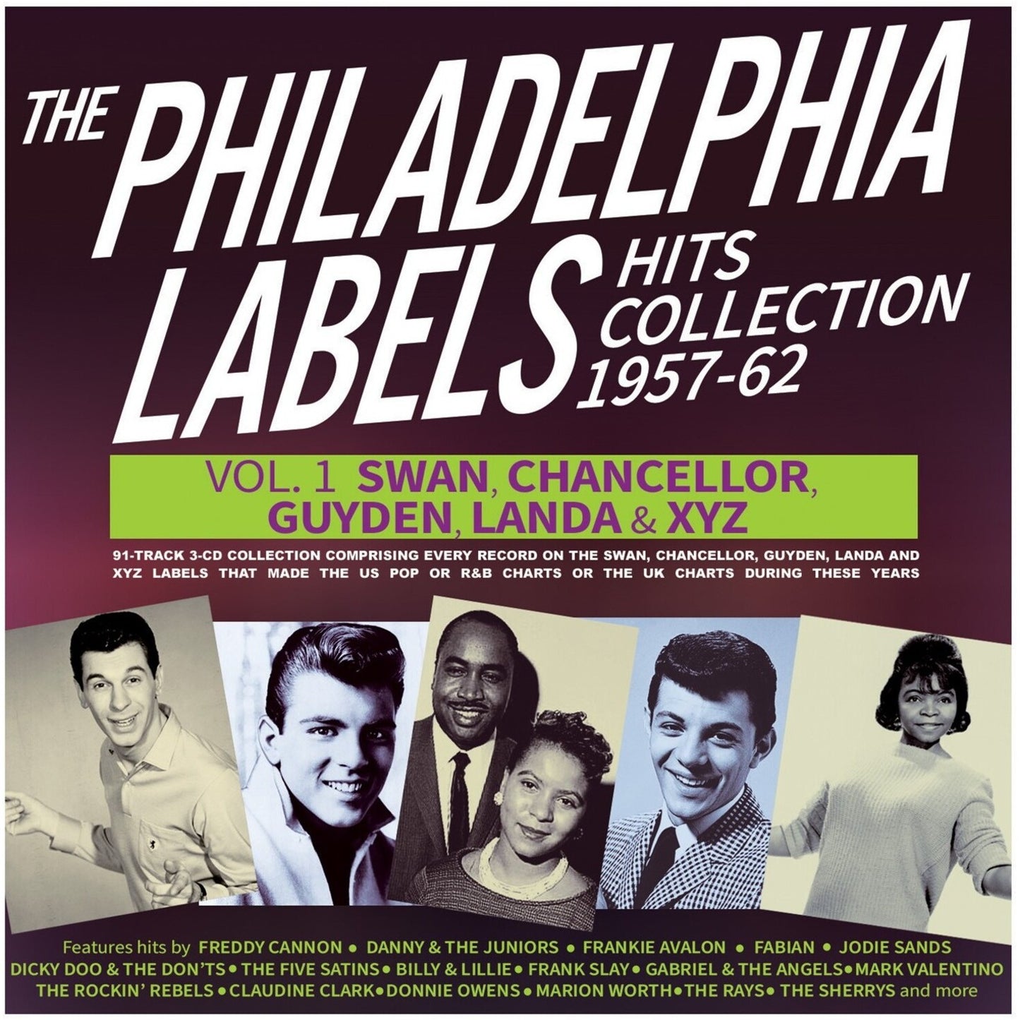 Philadelphia Labels Hits Collection 1957-62 Vol. 1: Swan, Chancellor & Guyden (3CD)