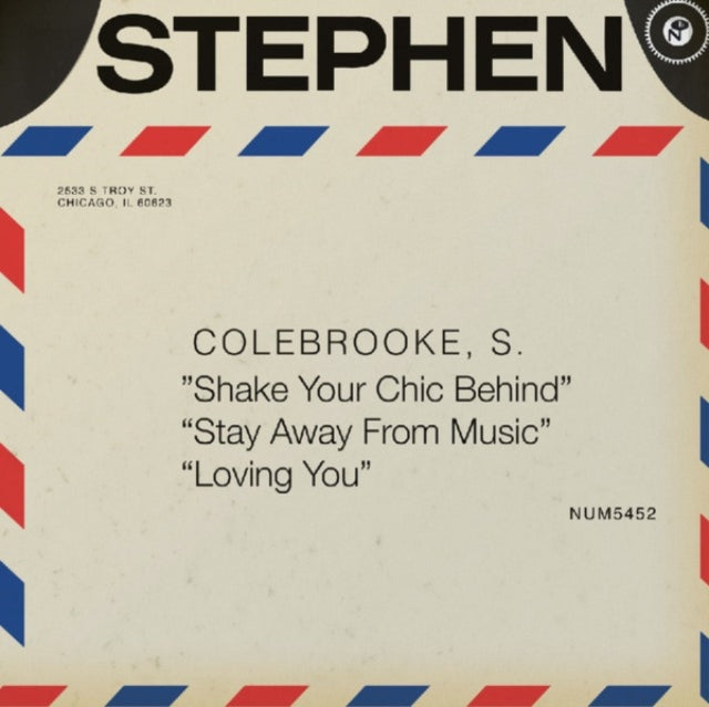 This 7 Inch Vinyl is brand new.Format: 7 Inch VinylThis item's title is: Shake Your Chic Behind B/W Stay Away From Music (Opaque Green 7Inch)Artist: Stephen ColebrookeBarcode: 825764709576Release Date: 7/19/2024