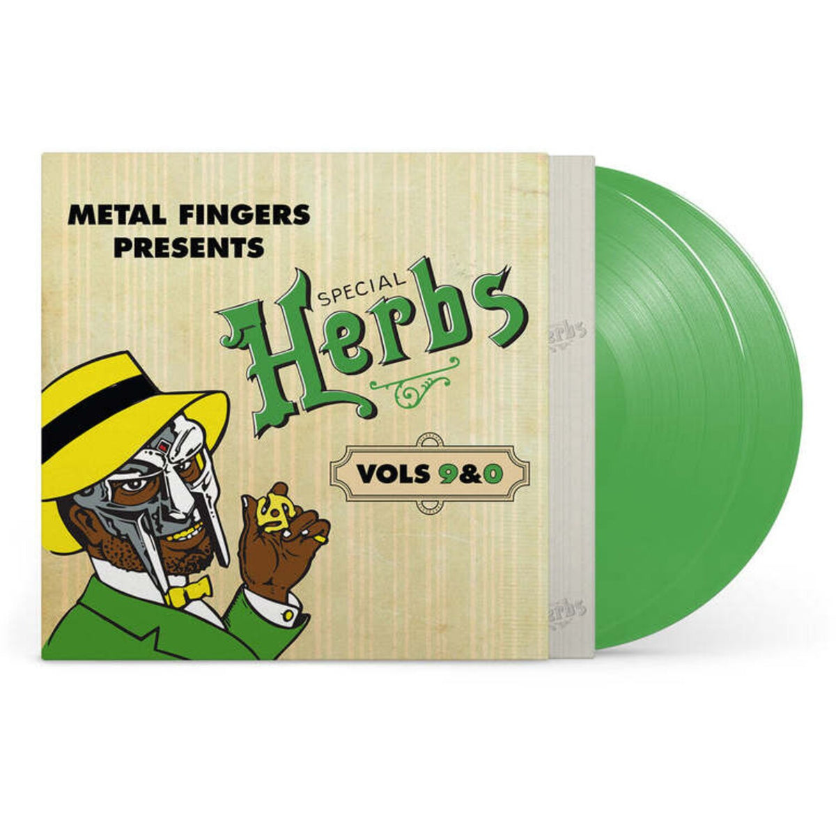 Metal Fingers Presents: Special Herbs Vol. 5 & 6 (2LP/Apple Red Vinyl) & Metal Fingers Presents: Special Herbs Vol. 9 & 0 (2LP/Evergreen Vinyl)