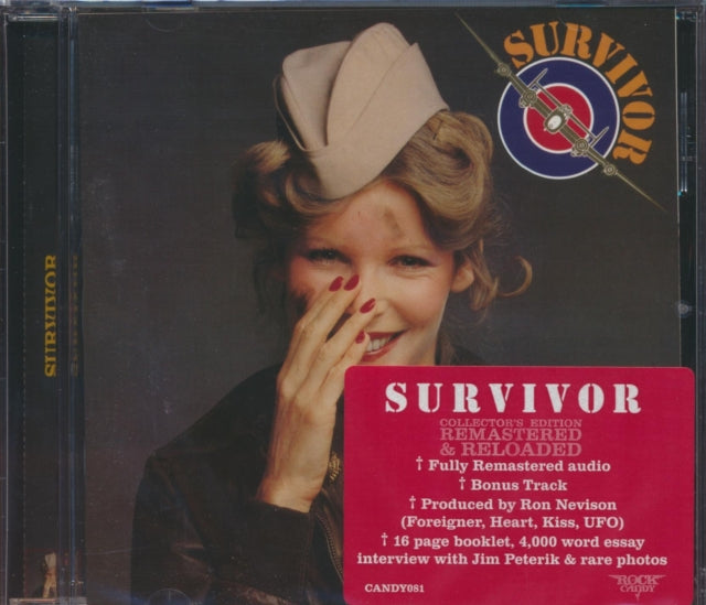 This CD is brand new.Format: CDMusic Style: AORThis item's title is: SurvivorArtist: SurvivorLabel: Rock CandyBarcode: 827565056811Release Date: 8/23/2010