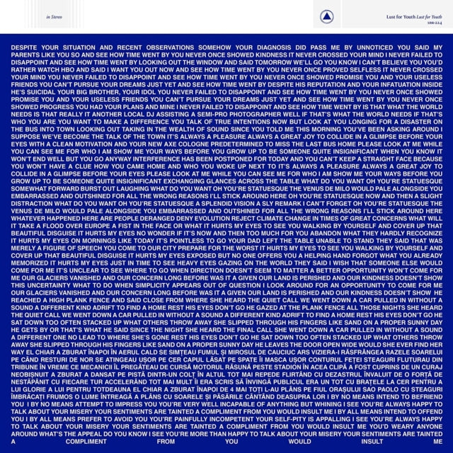 This LP Vinyl is brand new.Format: LP VinylMusic Style: Synth-popThis item's title is: Lust For YouthArtist: Lust For YouthLabel: SACRED BONES RECORDSBarcode: 843563115626Release Date: 6/7/2019