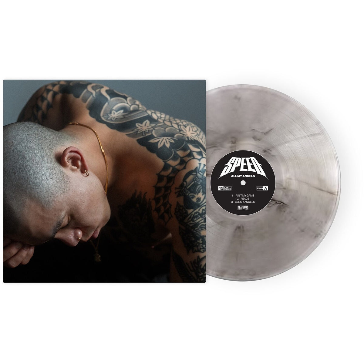 All My Angels Ep (Clear Smoke Black/B-Side Screenprint Vinyl)