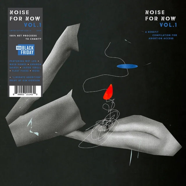 Noise For Now: Volume 1 (Clear LP Vinyl W/ Kim Gordon Deigned Litho)