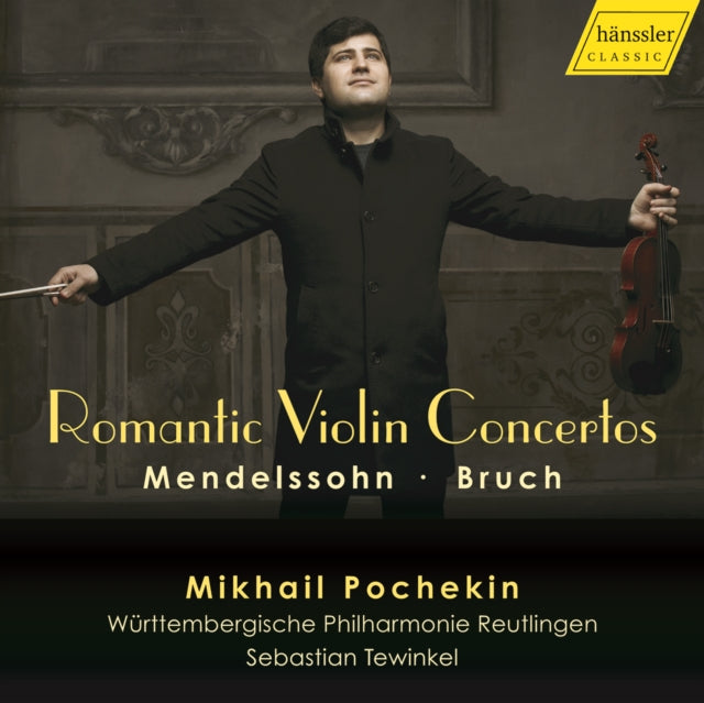This CD is brand new.Format: CDThis item's title is: Mendelssohn & Bruch: Romantic Violin ConcertosArtist: Michael; Wurttembergische Philharmonie Reutlingen PochekinLabel: HAENSSLER CLASSICBarcode: 881488210583Release Date: 4/1/2022