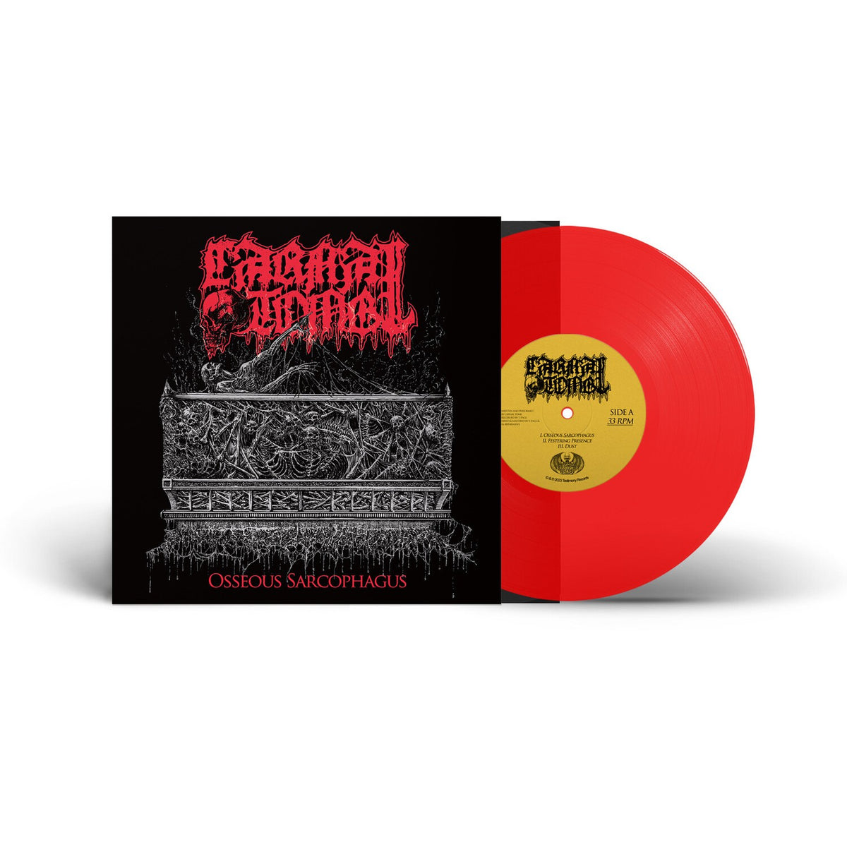 Osseous Sarcophagus (Red LP Vinyl/Limited Edition/Extended Play/10-Inch)