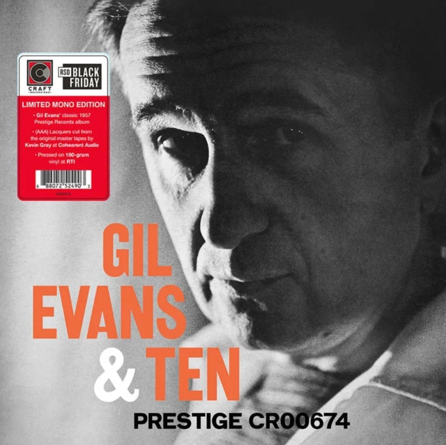 This LP Vinyl is brand new.Format: LP VinylMusic Style: Big BandThis item's title is: Gil Evans & Ten (Mono Edition/180G)Artist: Gil & Ten EvansLabel: PrestigeBarcode: 888072524903Release Date: 11/24/2023