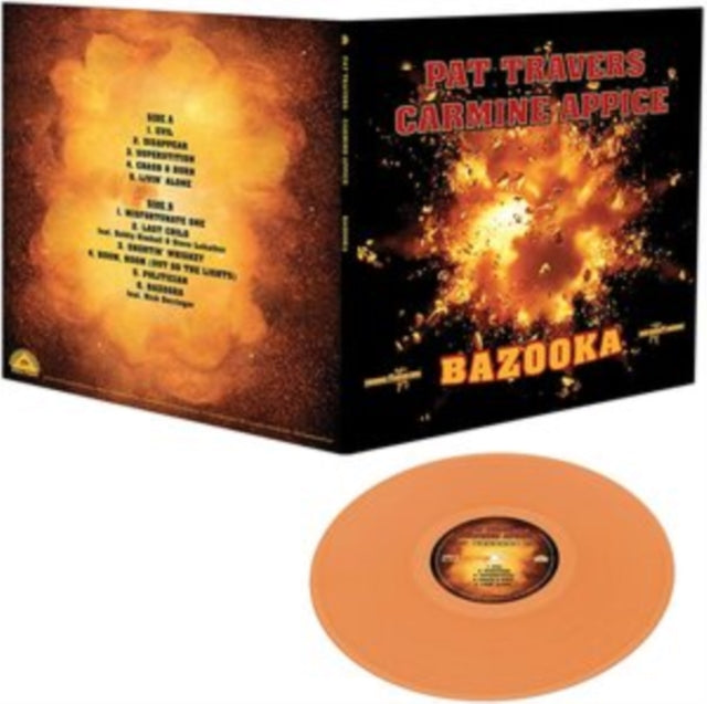 This LP Vinyl is brand new.Format: LP VinylThis item's title is: Bazooka (Orange LP Vinyl)Artist: Pat & Carmine Appice TraversBarcode: 889466309717Release Date: 9/30/2022