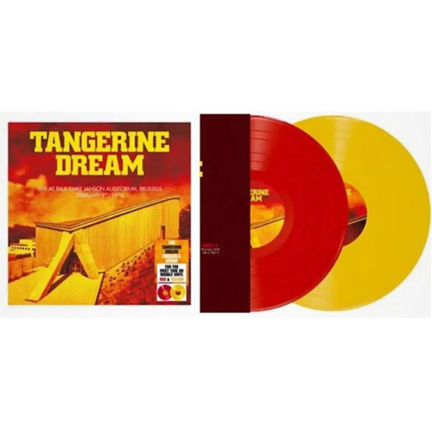 Brussels 1976 (Solid Red & Solid Yellow LP Vinyl )