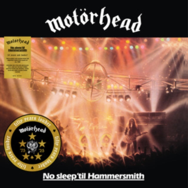 Kiss Of Death & No Sleep Til Hammersmith (50Th Anniversary) (Yellow/Black LP Vinyl/Half-Speed)