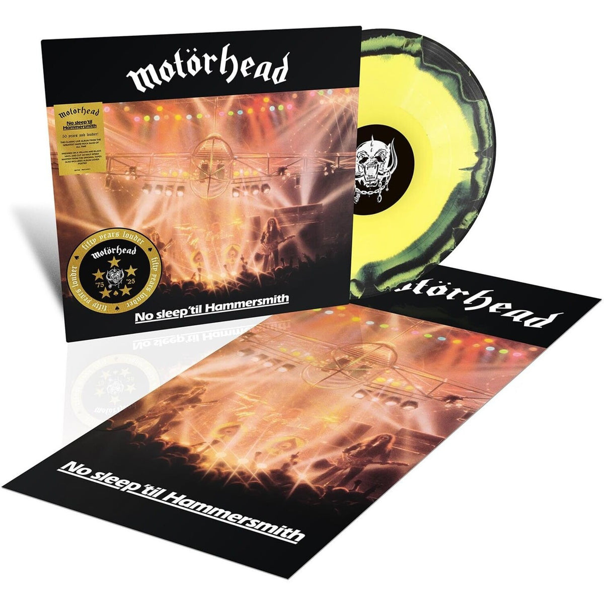 No Sleep Til Hammersmith (50Th Anniversary) (Yellow/Black LP Vinyl/Half-Speed)
