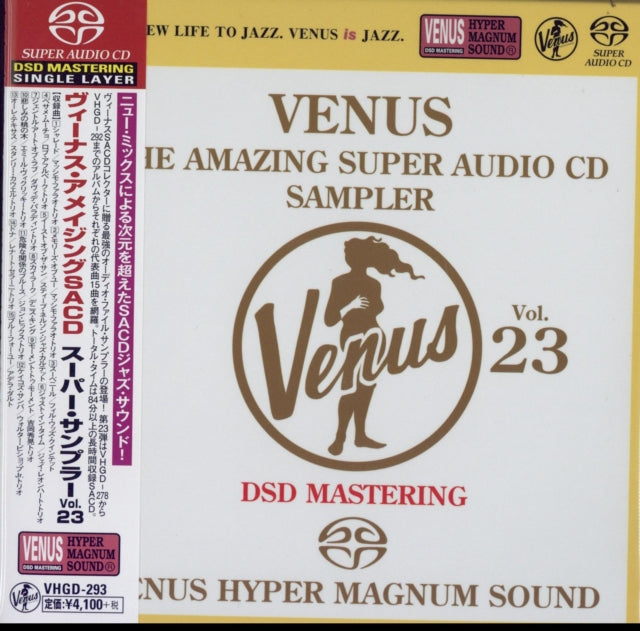 This Super Audio CD Hybrid is brand new.Format: Super Audio CD HybridThis item's title is: Venus The Amazing Super Audio CD Sampler Vol.23Artist: Various ArtistsBarcode: 4580051150085Release Date: 5/16/2018