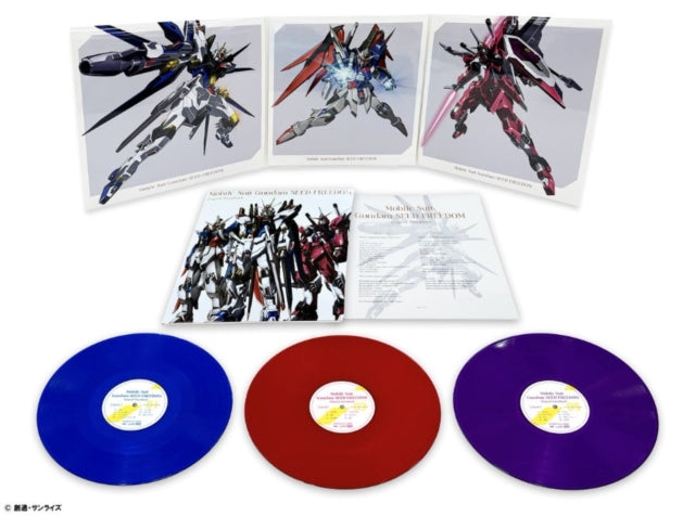 Mobile Suit Gundam Seed Freedom Ost (3LP/Colored Vinyl/Japanese Import/Poster)