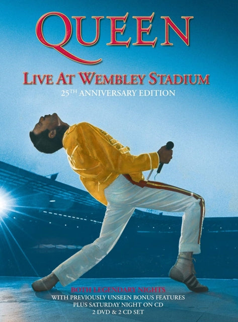 This CD is brand new.Format: CDMusic Style: Pop RockThis item's title is: Live At Wembley Stadium 25Th Anniversary Edition (2DVD/2Shm-CD)Artist: QueenLabel: SONYBarcode: 4988005685551Release Date: 2/8/2019