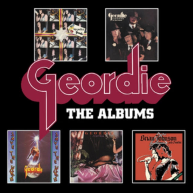 This CD is brand new.Format: CDMusic Style: Hard RockThis item's title is: Albums (5CD Box)Artist: GeordieLabel: 7T's RecordsBarcode: 5013929056008Release Date: 5/20/2016