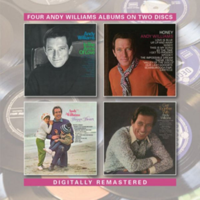 This CD is brand new.Format: CDMusic Style: VocalThis item's title is: In The Arms Of Love/Honey/Happy Heart/Get Together (Remastered)Artist: Andy WilliamsBarcode: 5017261212863Release Date: 8/11/2017