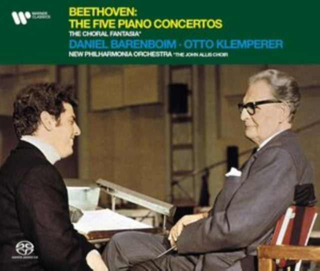 This Super Audio CD is brand new.Format: Super Audio CDThis item's title is: Beethoven: 5 Piano Concertos, ChoralArtist: Otto Daniel / Klemperer BarenboimBarcode: 5021732449184Release Date: 4/25/2025